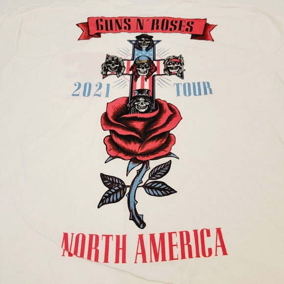 Guns N Roses North American Tour Official Merch Graphic Tee Size XL NEW! - Picture 8 of 9